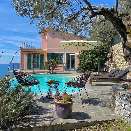 Casaviva - Ampio Trilocale Vista Mare Con Piscina - Pieve Alta Apartment Pieve Ligure Exterior photo