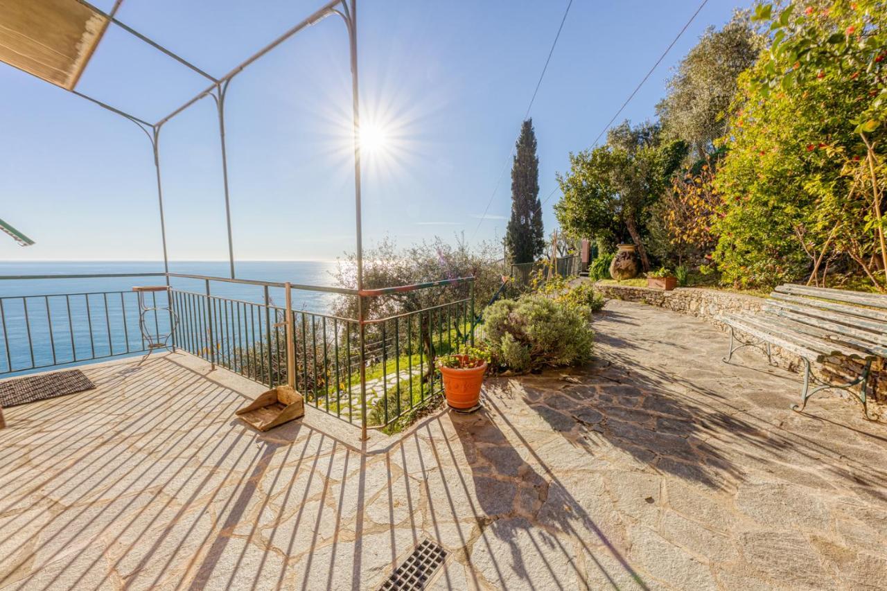 Casaviva - Ampio Trilocale Vista Mare Con Piscina - Pieve Alta Apartment Pieve Ligure Exterior photo