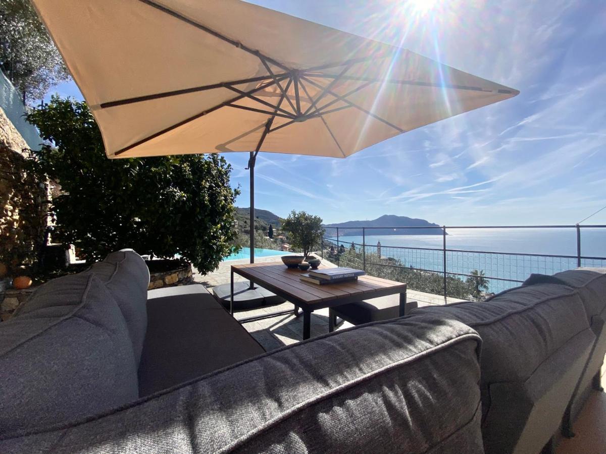 Casaviva - Ampio Trilocale Vista Mare Con Piscina - Pieve Alta Apartment Pieve Ligure Exterior photo